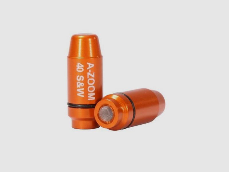 A-Zoom Strikercaps Dummy Round Aluminum Anodized .40 S&W 2 Pieces