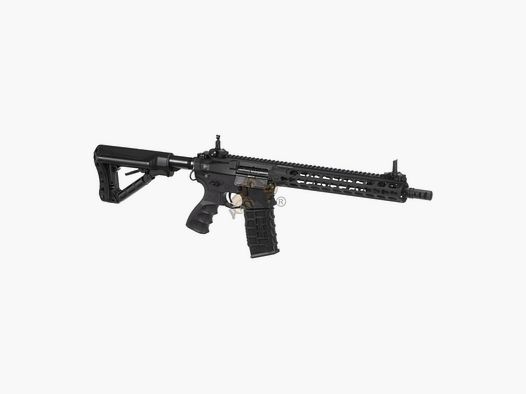 G&G GC16 WARTHOG 12" con ETU in nero Airsoft S-AEG libero da 18