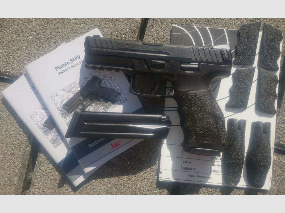 Heckler & Koch Pistole, Heckler & Koch SFP9-SF (Special Forces), 9x19; 9mm Para; 9mm Luger