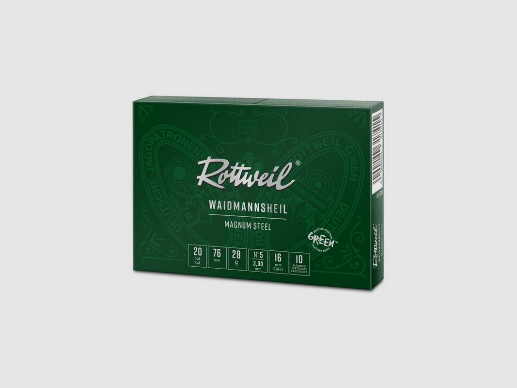 ROTTWEIL 20/76 28 G 3,0 MM WAIDMANNSHEIL MAG STEEL 10 STK