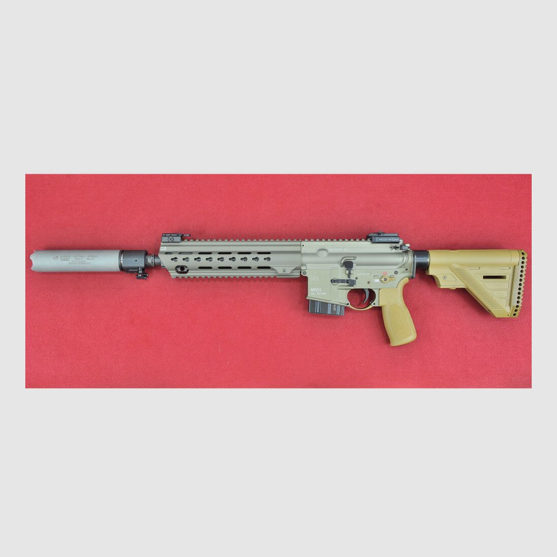 Heckler & Koch	 MR223 A3 Slimline 11" .223 Rem. sandfarben