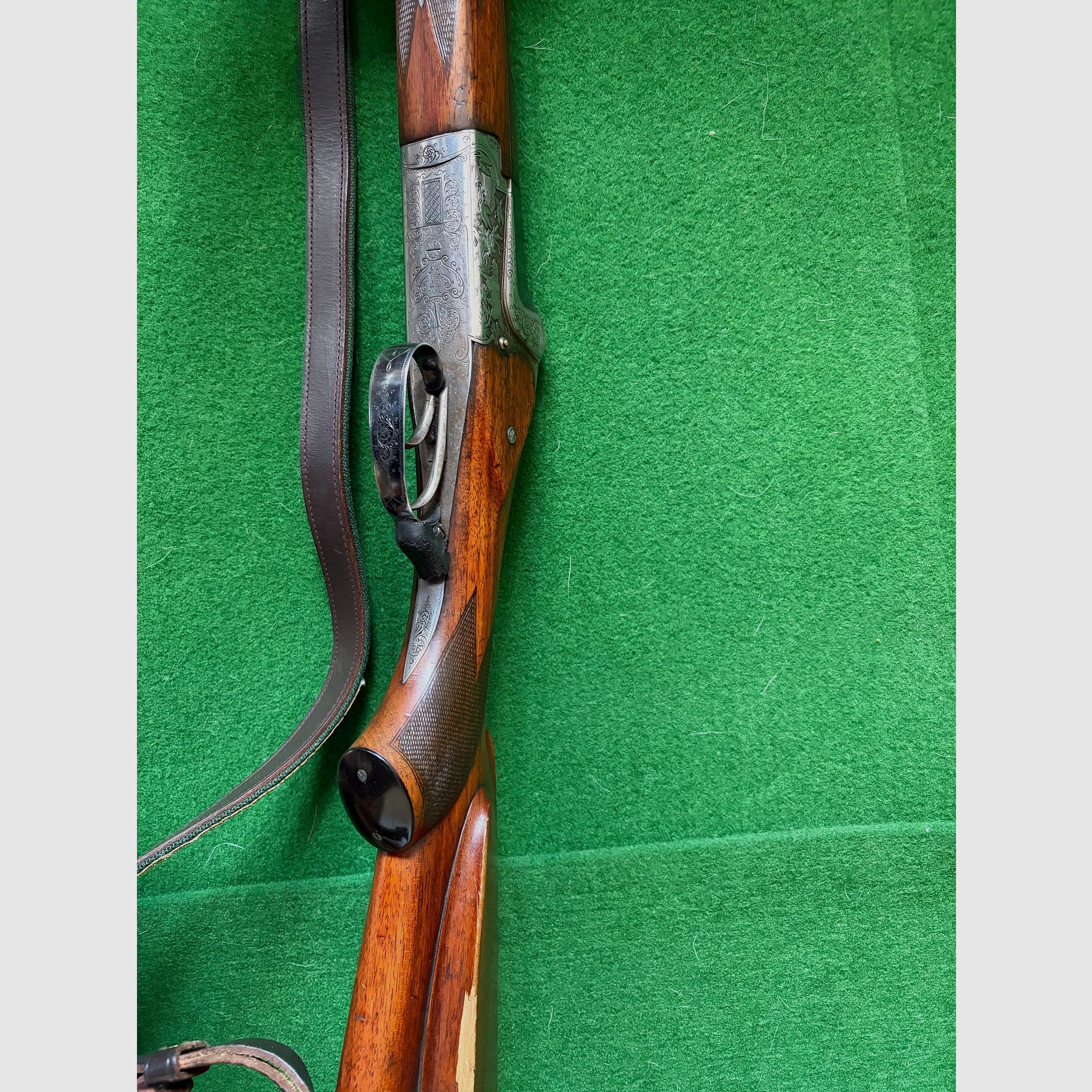 Merkel over-and-under shotgun, cal. 16/70