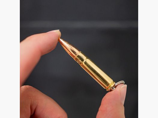 BULLET KEYCHAIN .300 ACC Blackout Vollmantel Kupfer
