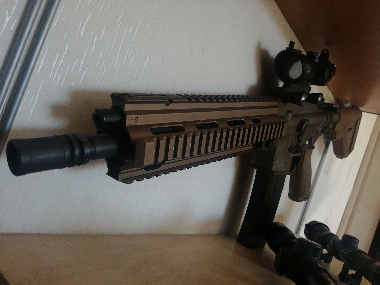 Airsoft Hk 416 gas abzugeben 