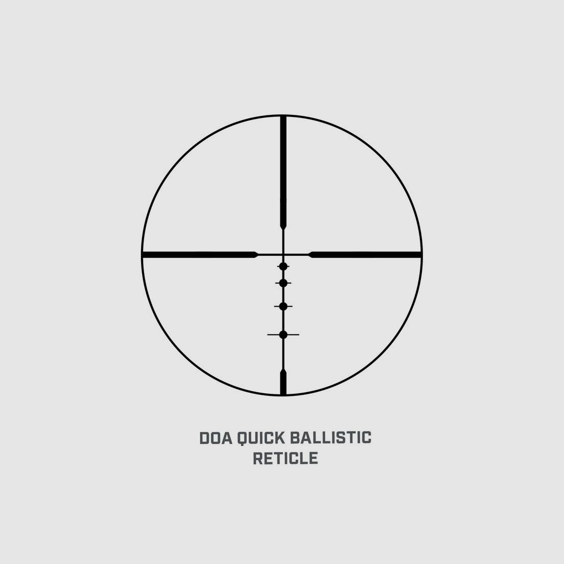 Bushnell Zielfernrohr Legend 3-9x40mm DOA Quick Ballistic Absehen