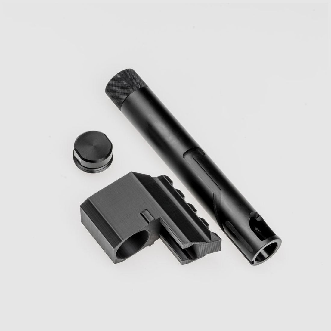 BUNDLE | ALU TUNING BARREL - Short + Cover + Expansion Cap | Co² KIT | FSC Pistol | 60J+, imagen 1 de 6