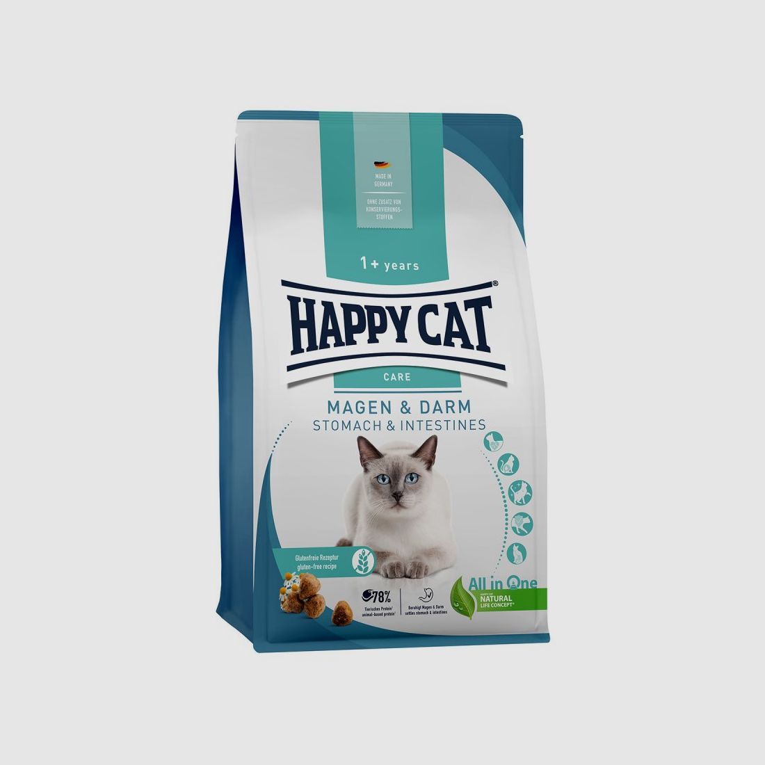 Happy Cat Katzen Trockenfutter Sensitive Magen & Darm 300 g