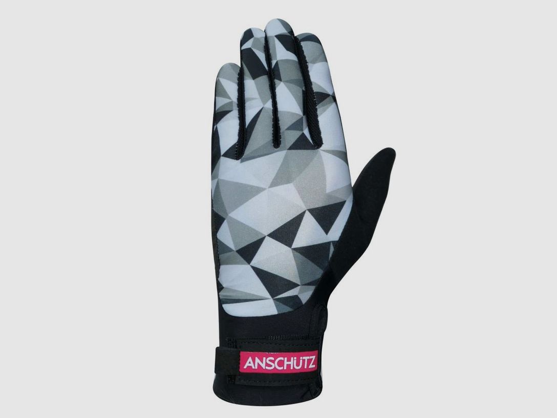 Anschütz 015503XL Guanti Camouflage Grigio Taglia XL