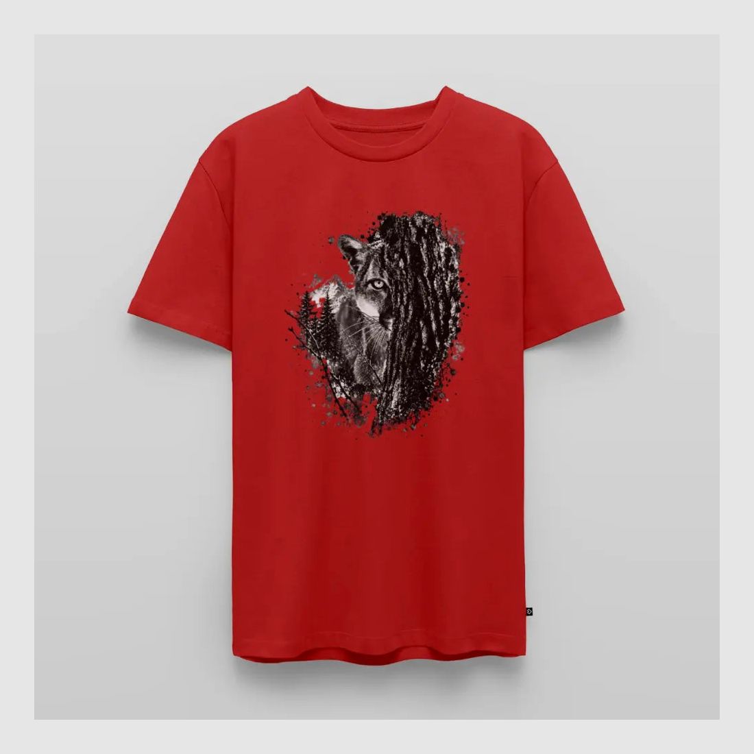PUMA Men´s Premium T-Shirt „Lauernder Puma"