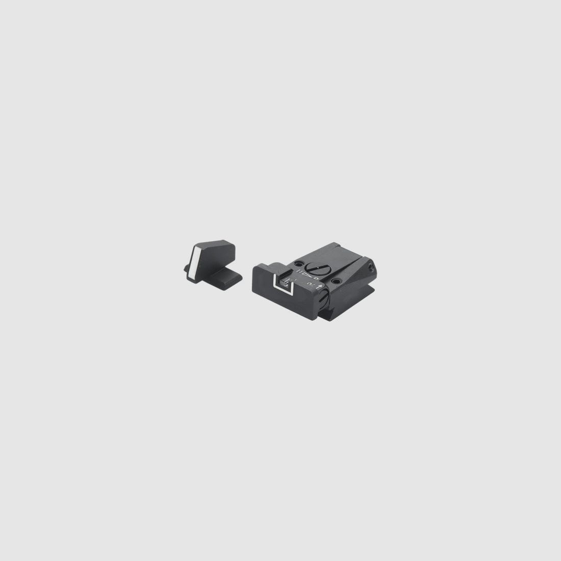 LPA SPR70P718 Conjunto de Mira Micrométrica para HK P7 M8/M13 y MK23 SOCOM – Contorno Blanco