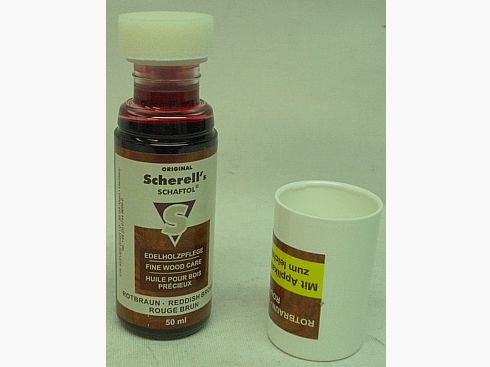 Aceite de eje rojo - con esponja de aplicación integrada