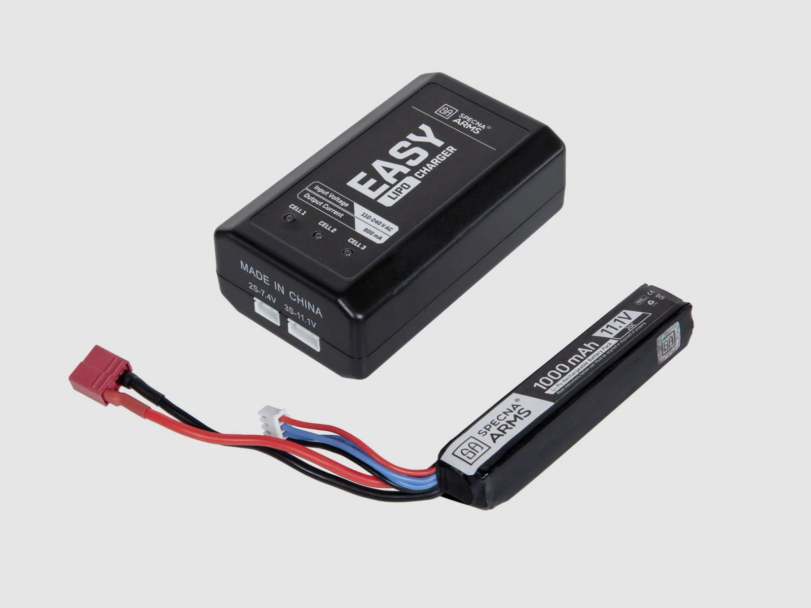 EASY-Ladegerät und 3S 11,1 V 1000mAH LiPo Akku Stick-Type 20C LIPO