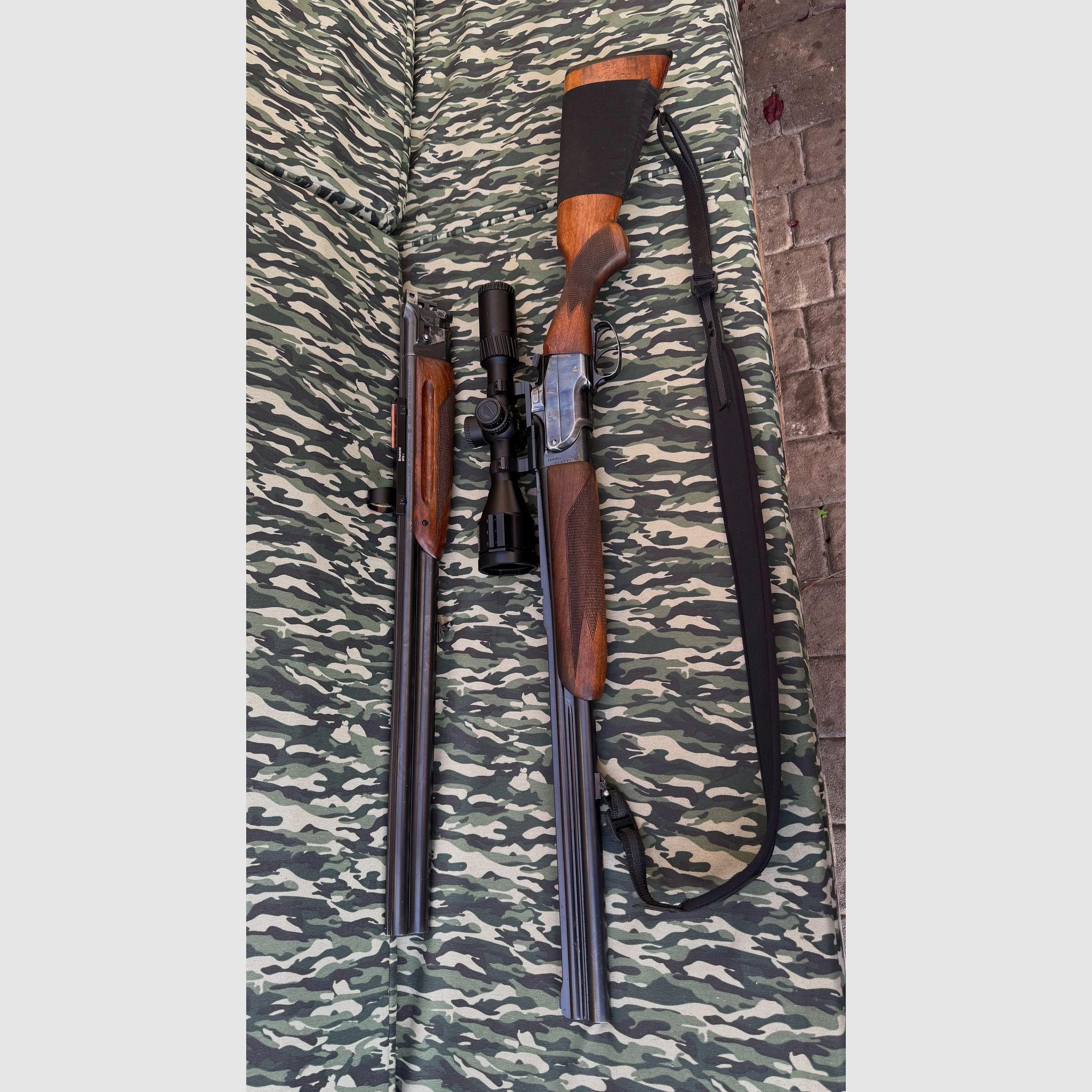 CZ Brünner Bockbüchsflinte 7x57R 12/70 mit Wechsellauf BDF 12/70 Komplett Waffe, Bild 2 von 2