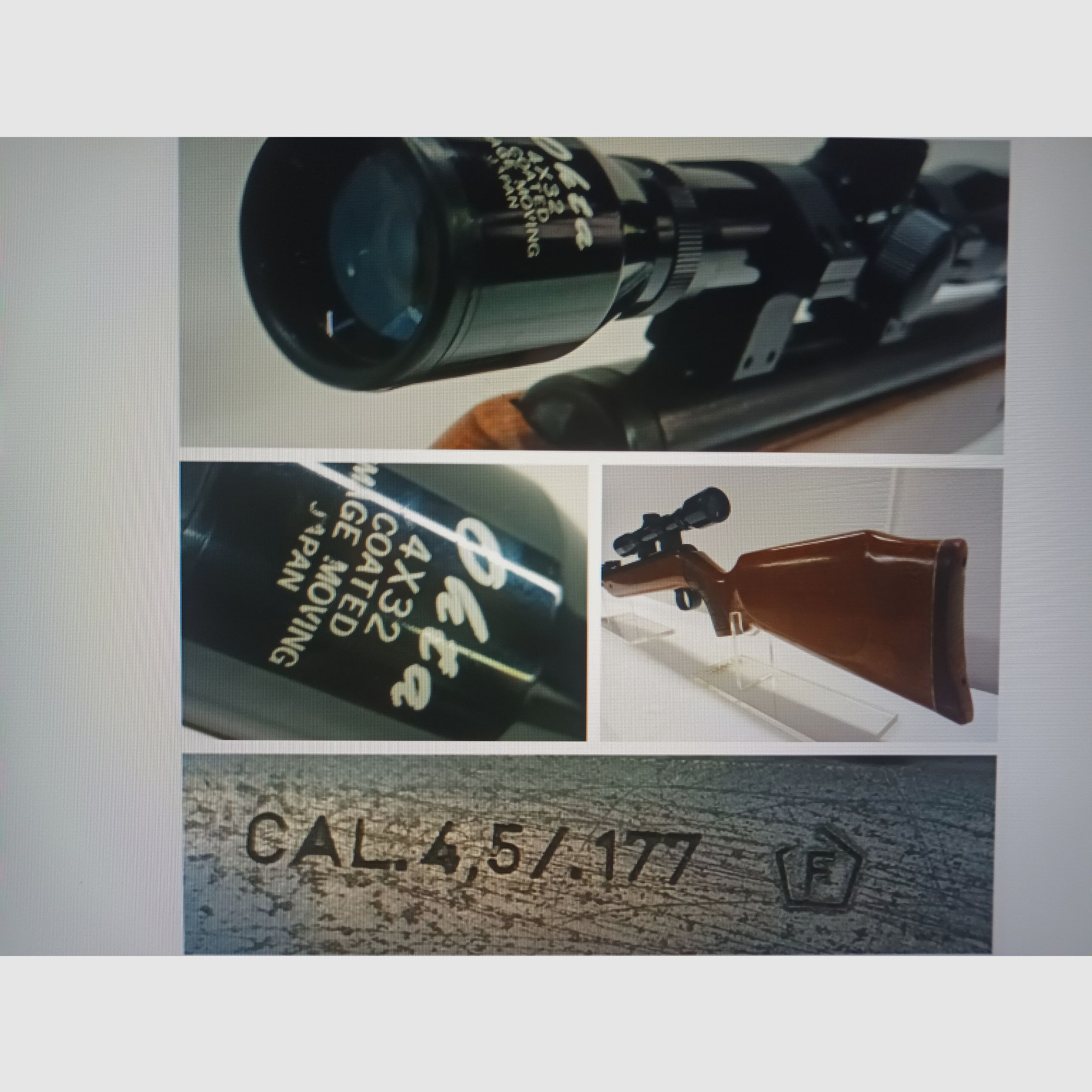 DIANA 35 __ Air Rifle __ Cal. 4.5mm (.177) __ LG35 + Scope __ TOP, image 3 of 5