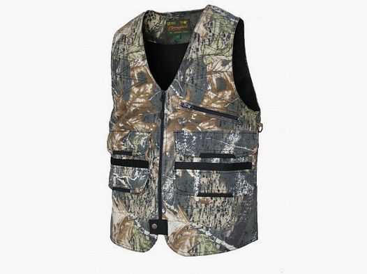 Dubbel jachtvest met rugzak, camouflage, Flecha T M