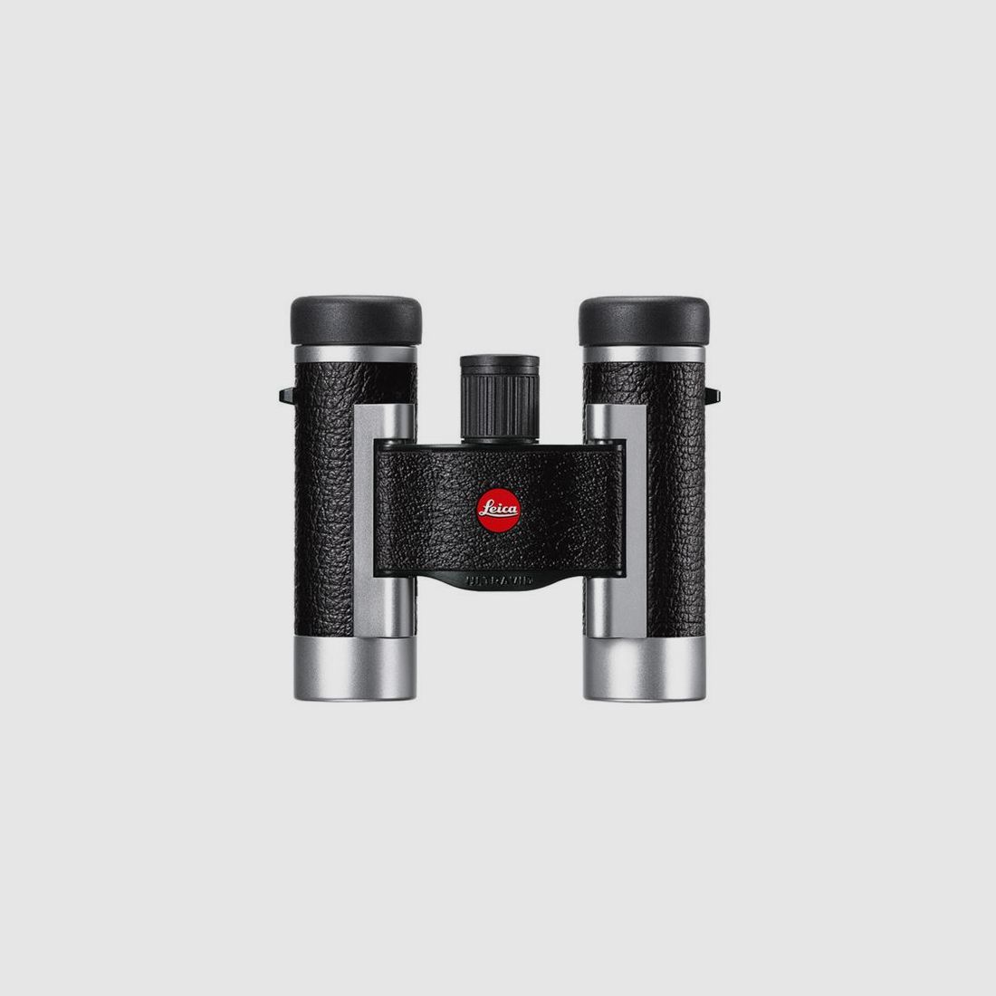 Leica ULTRAVID 8x20 leather-covered, silver compact binoculars
