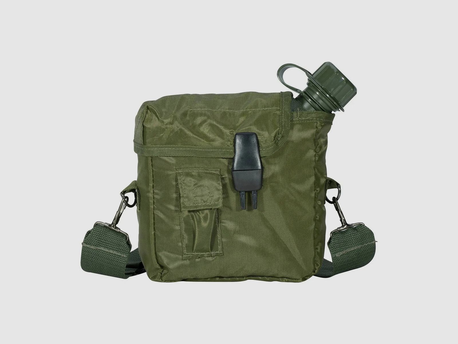 Mil-Tec Bouteille de Champ avec Housse 2 qt - Olive