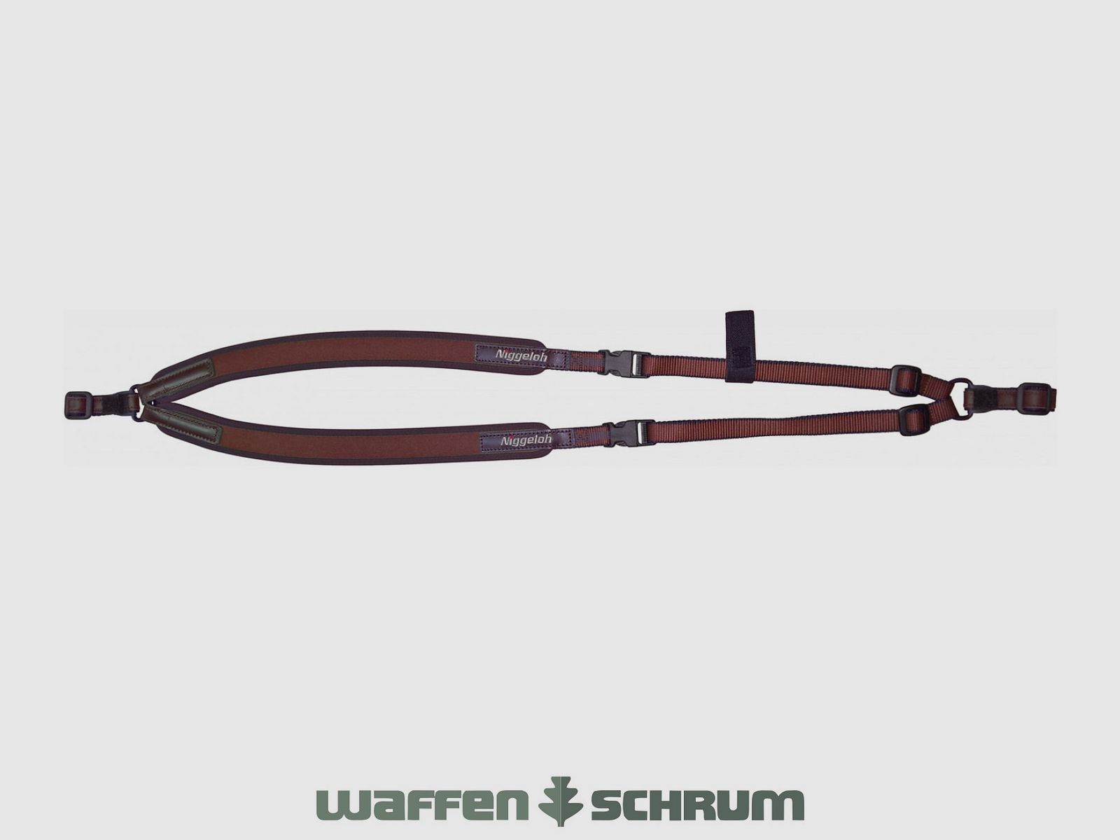 Niggeloh Rucksack-Gewehrriemen Neopren Braun