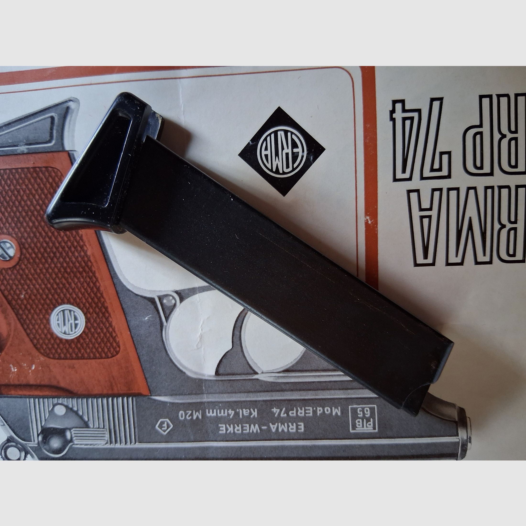 Magazine 7-round for Erma ERP 74 unused for adapter cartridges 4mm M20