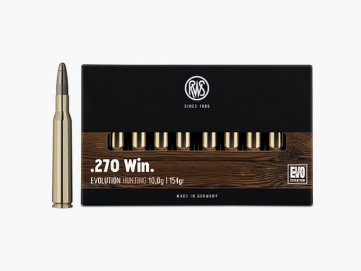 RWS cal. .270 Win Evolution 10 g / 154 gr - Scatola da 20 pz