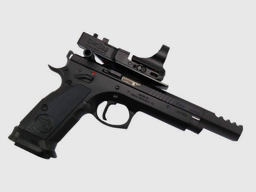 CZ - Ceska	 Pistole CZ75 TS Open Czechmate