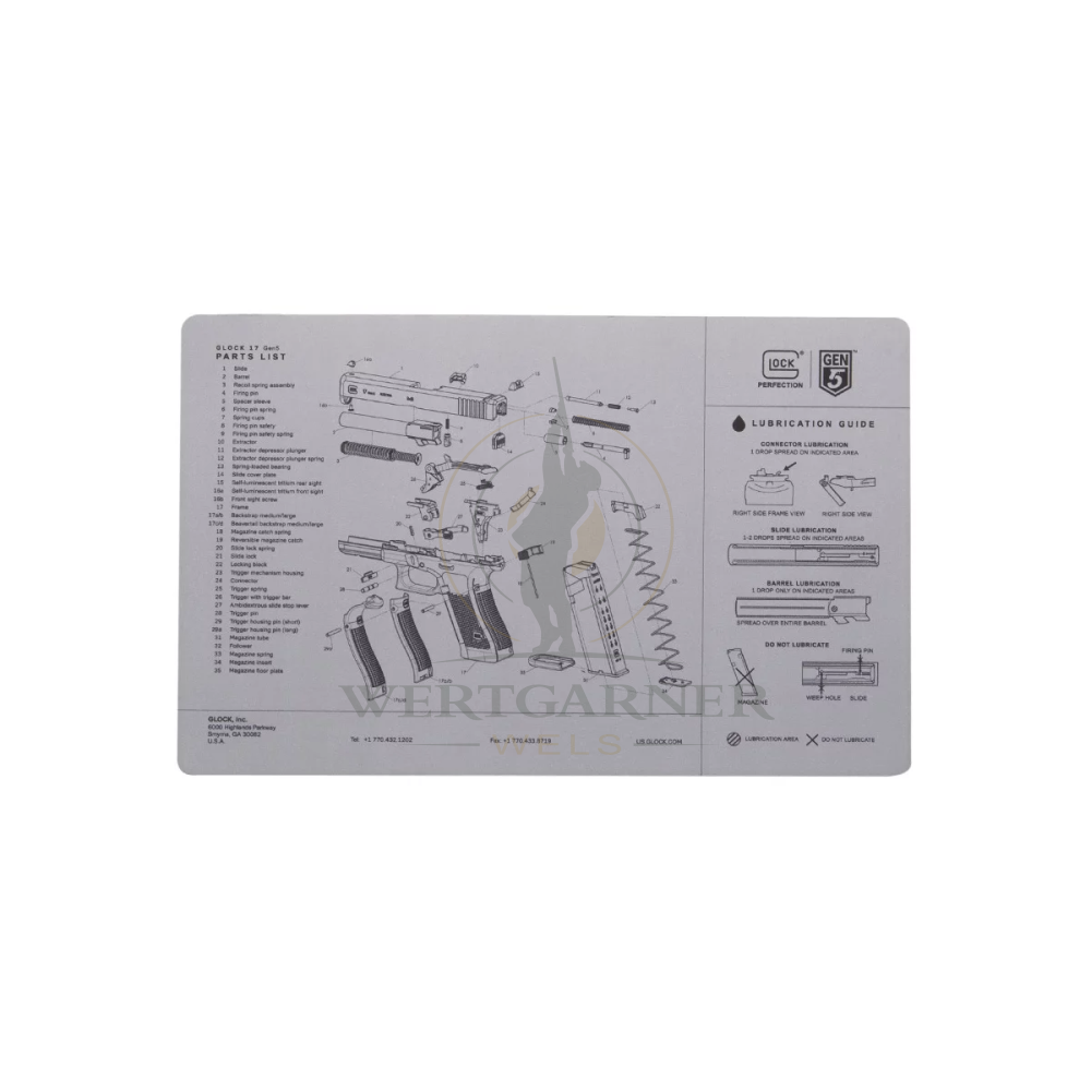 Glock Unterlagsmatte Gen 5 grau