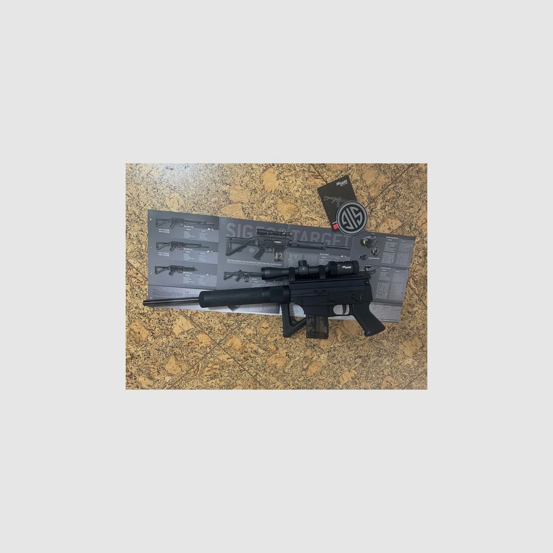 Sig Sauer 522 Target .22lr +Zielfernrohr 2-7 und 10 Schuss Magazin