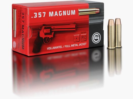 Geco .357Mag . Pełnopłaszczowy Płaski Nos 158grs.