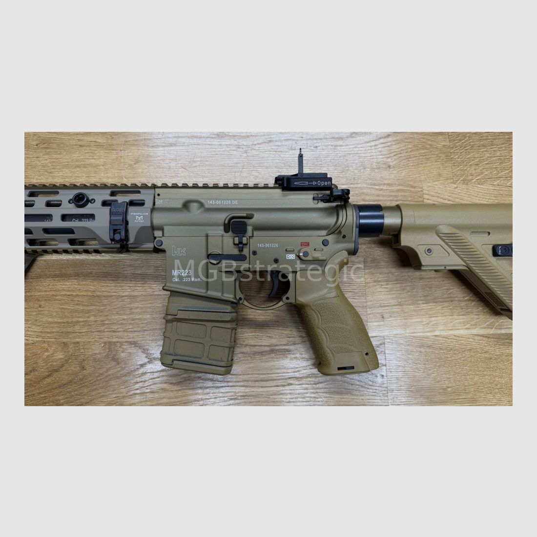 Heckler & Koch MR223 A3 G95A1 Mejoras 16,5 Caño Rifle Semiautomático .223Rem Versión Civil H&K G95A1 con Mejoras G95K y G95A1 / HK416 H&K 416 / MR 223 A3 MGB95A1