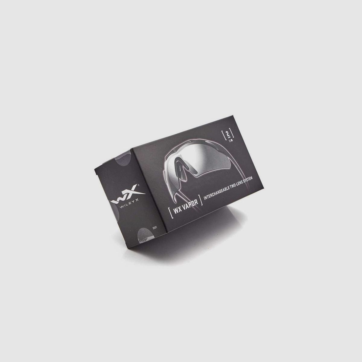 Wiley X 3501 WX VAPOR 2.5 Grigio-Trasparente Telaio Nero Opaco, immagine 2 di 3