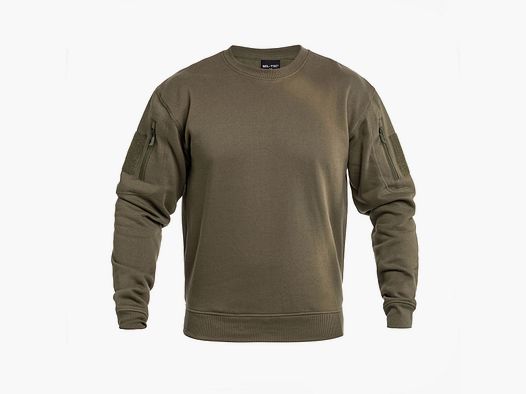 Sweatshirt – MIL-TEC – Tactical crew-neck sweatshirt Ranger Green