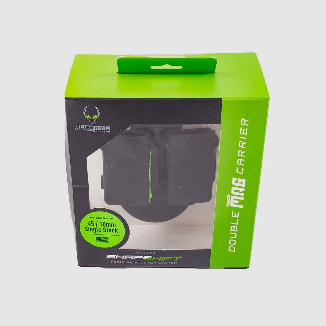 Aliengear Holsters Double Mag Carrier .45 ACP singe stack