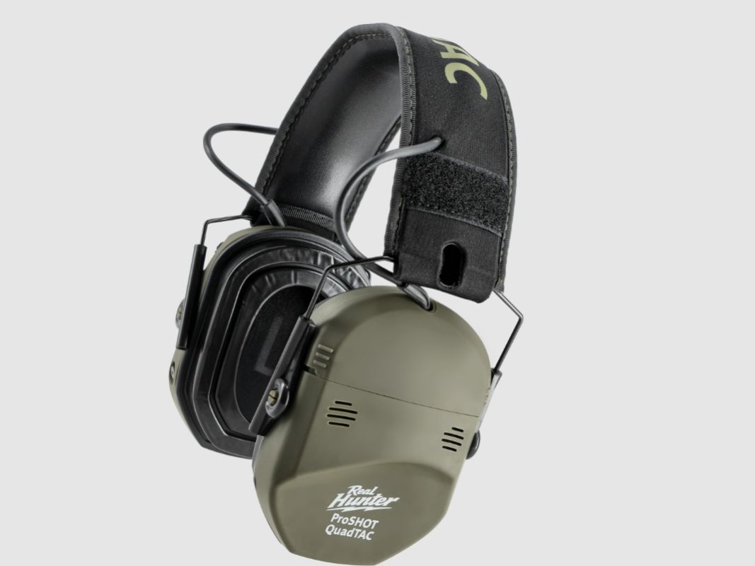 Active hearing protection REALHUNTER ACTIVE PROSHOT QUADTAC OLIVE, image 4 of 8