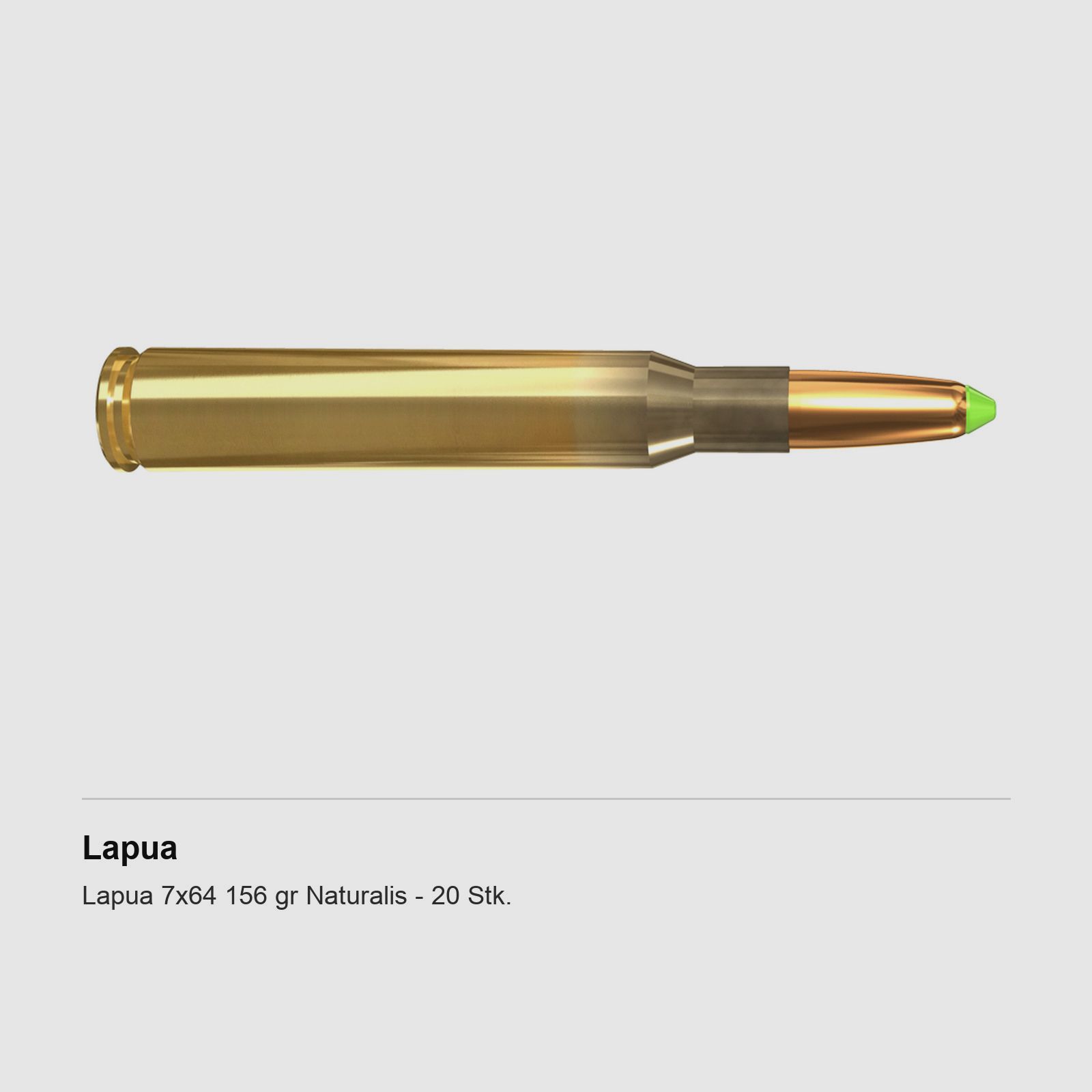 Lapua 7×64 156 gr Naturalis – 20 Stk.