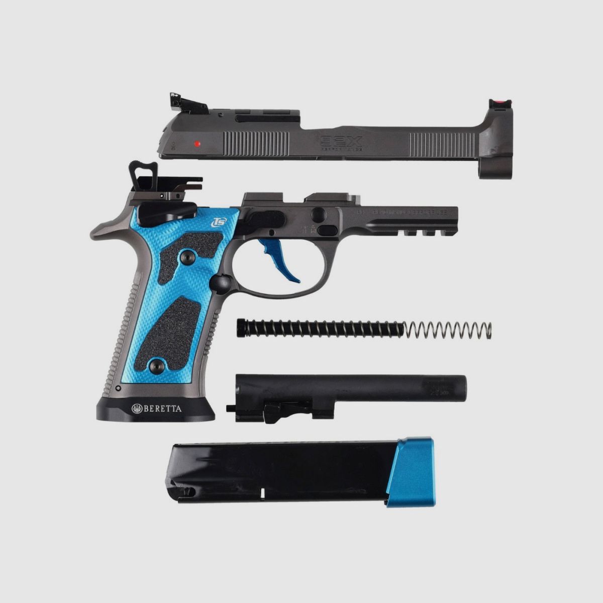 Beretta 92X Performance Optic Dark Blue Full Option, image 12 sur 14