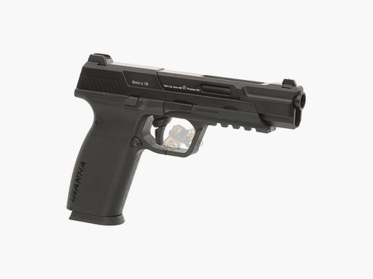 G&G Piranha Mk I GBB Airsoft Pistole in schwarz -F-