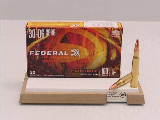 Federal Fusion 180grs á20 .30-06 Spring.