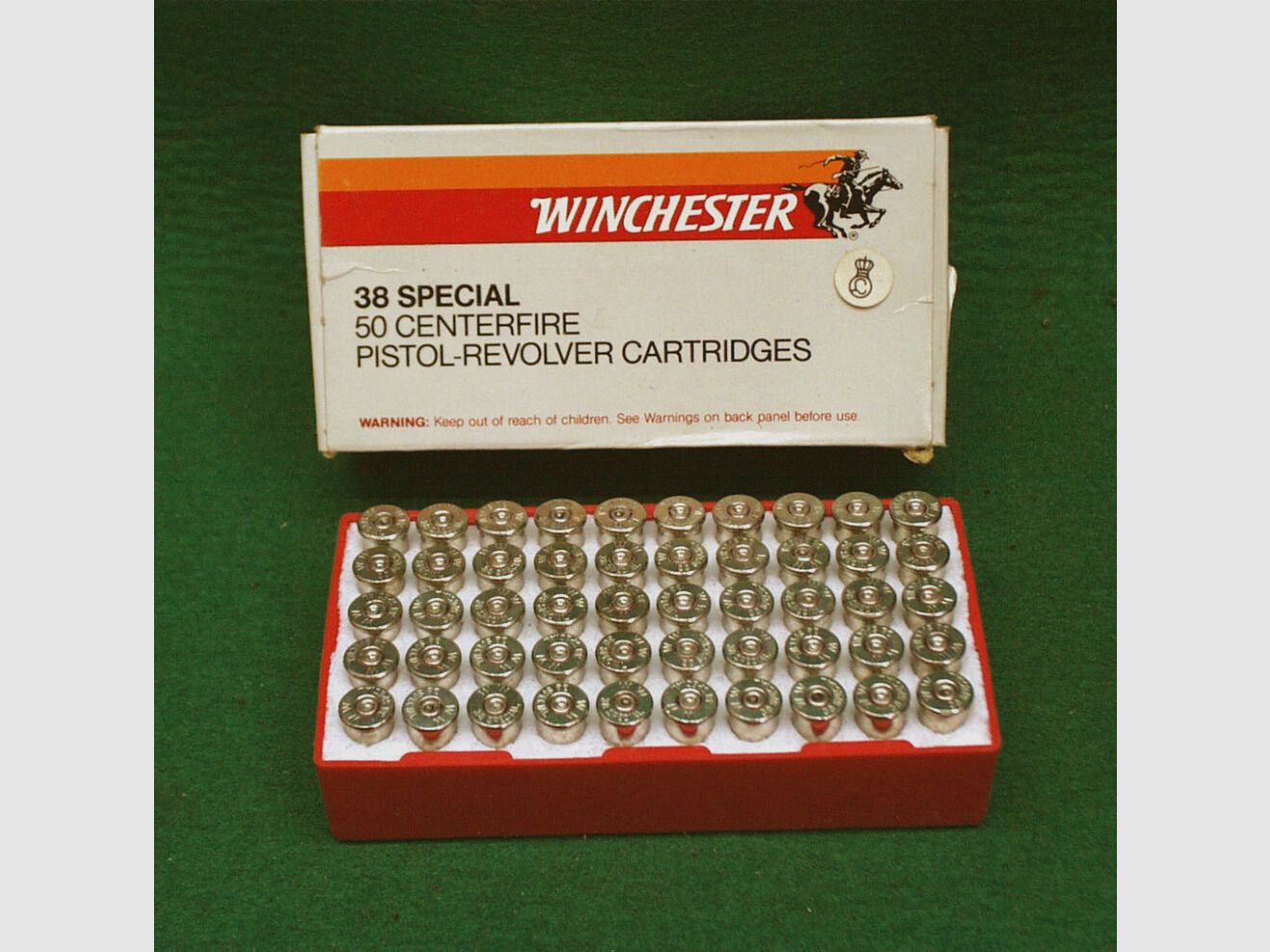 Étuis Winchester .38 Special, usagés