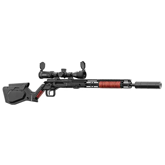 Pack Repetierbüchse Hera Arms H6 222 Rem. Schwarz + Optik + Schalldämpfer, Bild 1 von 4