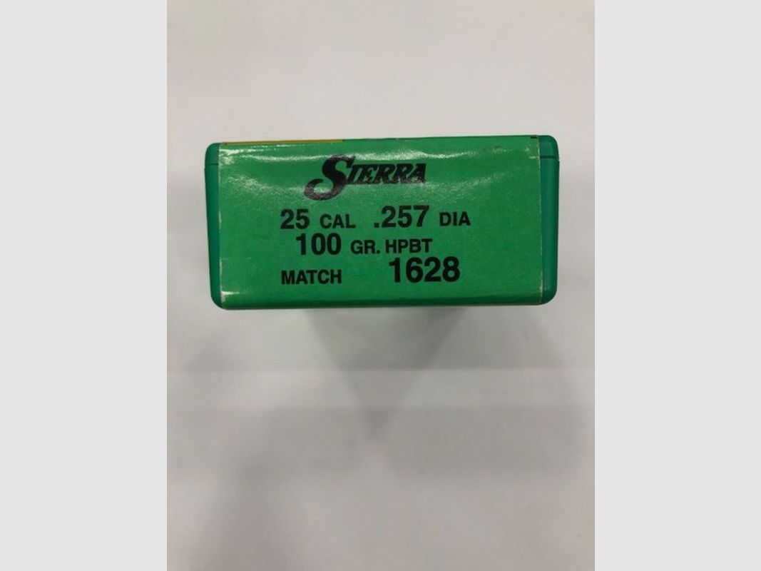 SIERRA PALLE CAL 25 MM 100 GR HPBT, immagine 1 di 2