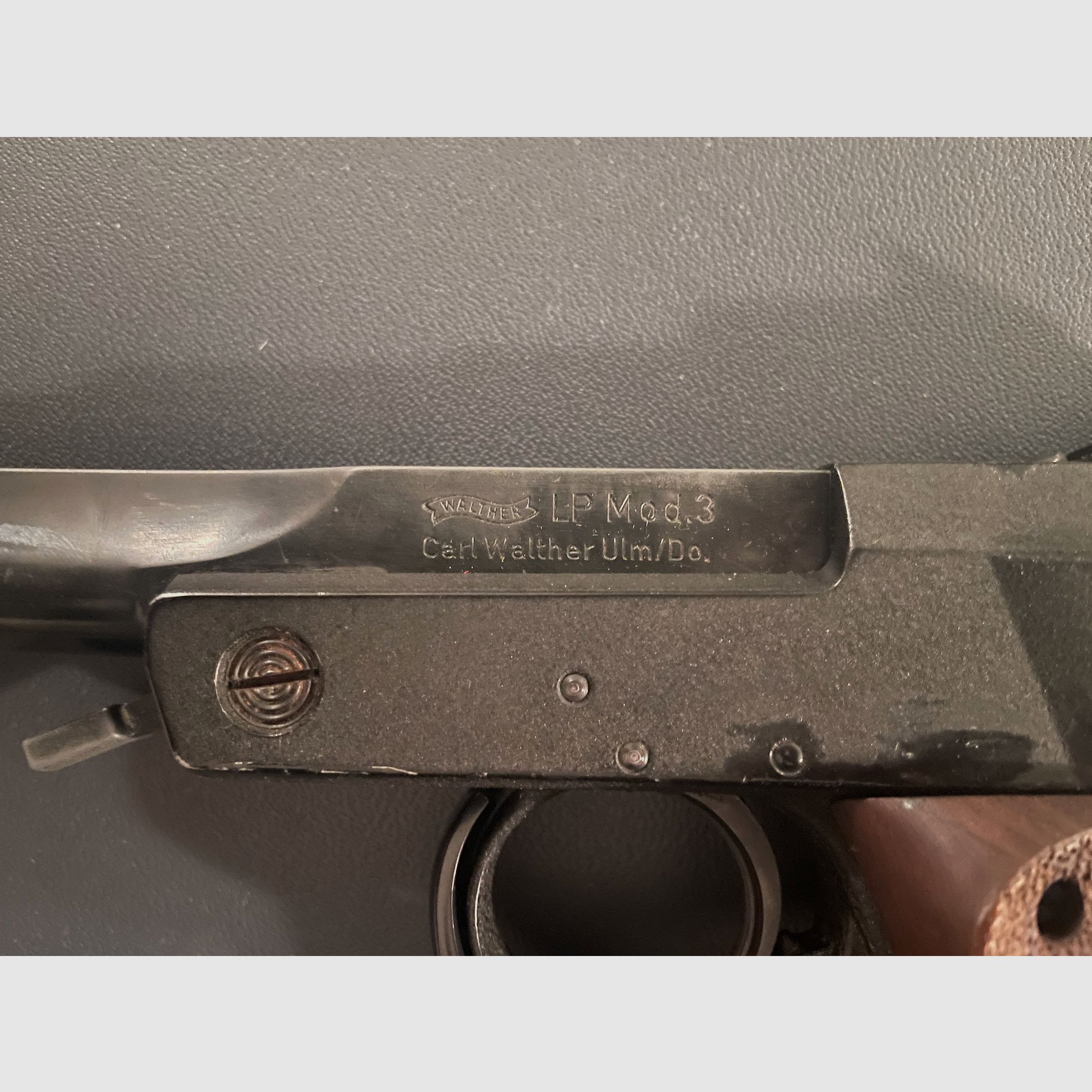 Pistola de aire comprimido Carl Walther LP Mod.3