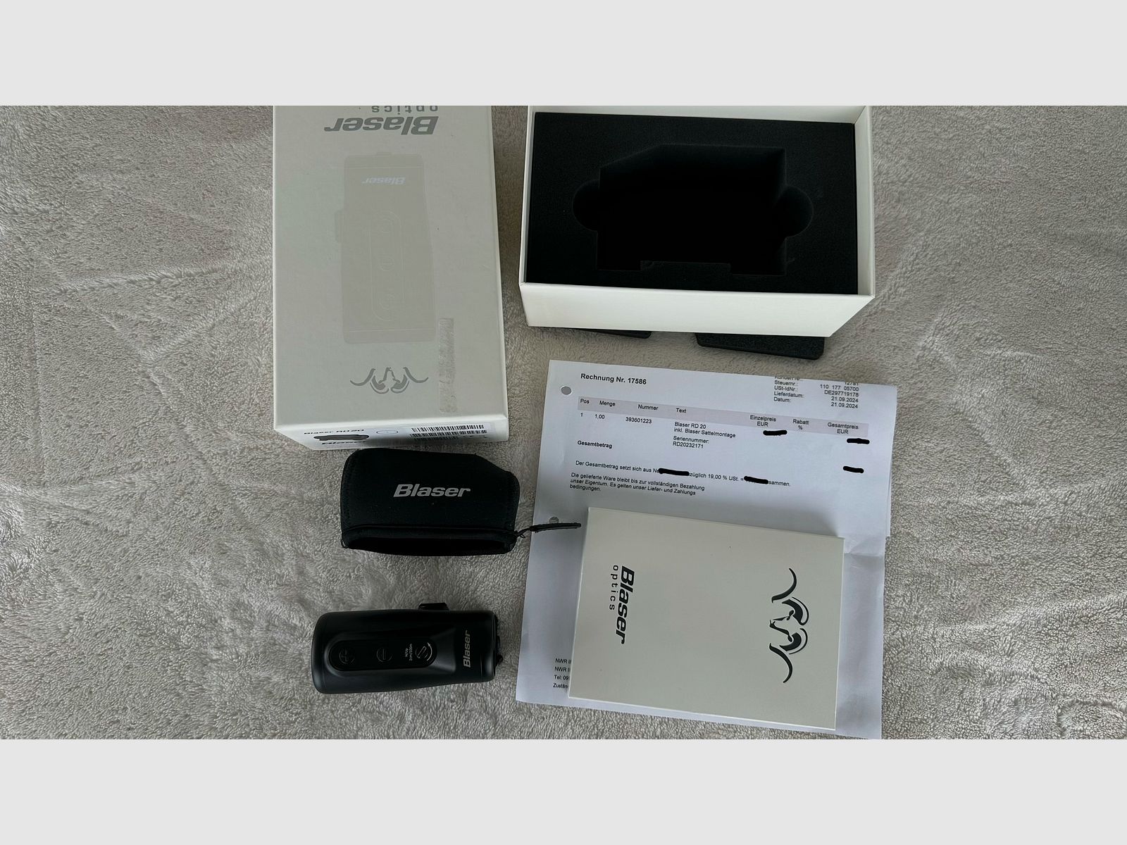 Blaser RD20 2 MOA - Point rouge - Red Dot - acheté 09/2024 - COMME NEUF !