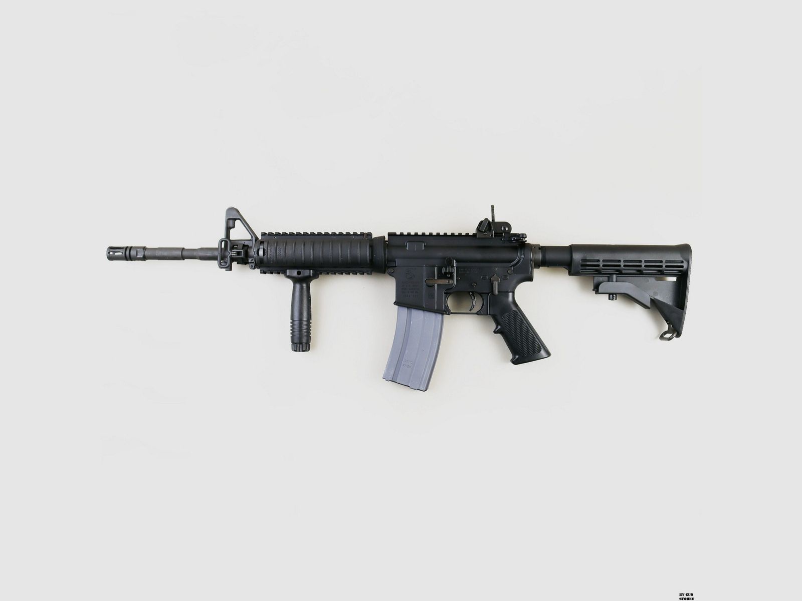 Karabijn Colt mod. M4A1 Socom EIGENDOM van de Amerikaanse overheid kal. 233 Rem., afbeelding 1 van 16