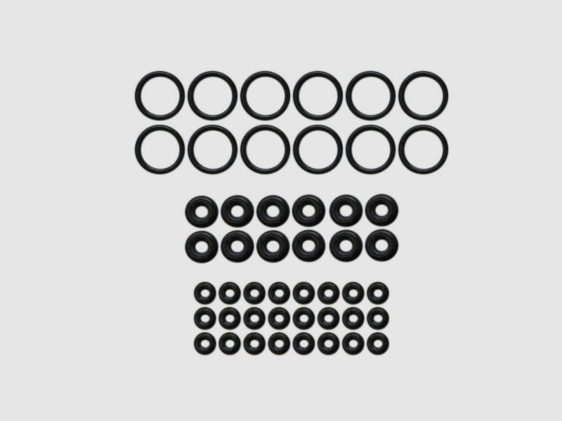 Dichtungs-Set fĂĽr LEP Druckluftpatronen, 48-teilig