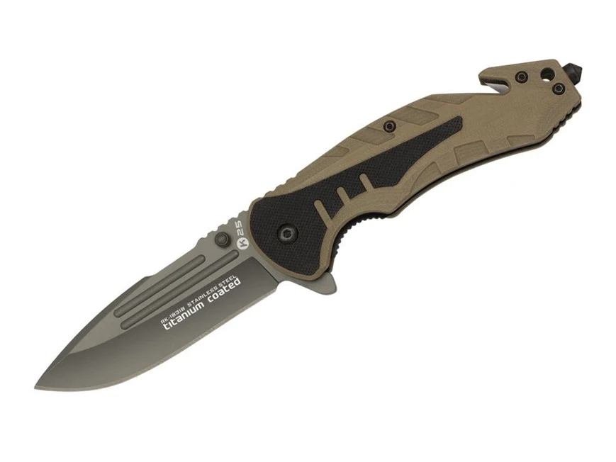 Tactical knife K25 18318 coyote G10, image 3 of 3