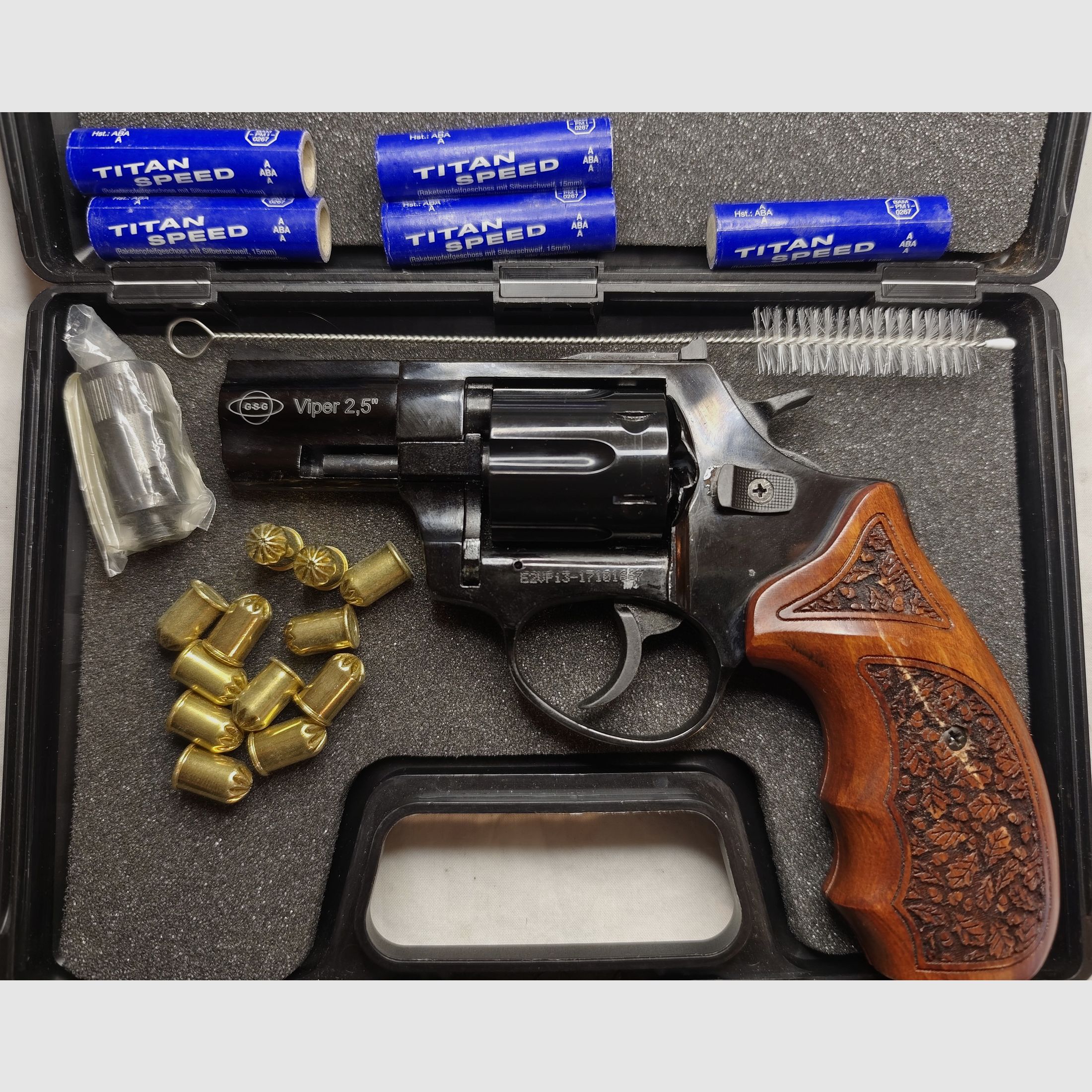 Ekol Viper 2,5 Zoll Schreckschuss Revolver SchwarzKaliber 9 mm R.K.