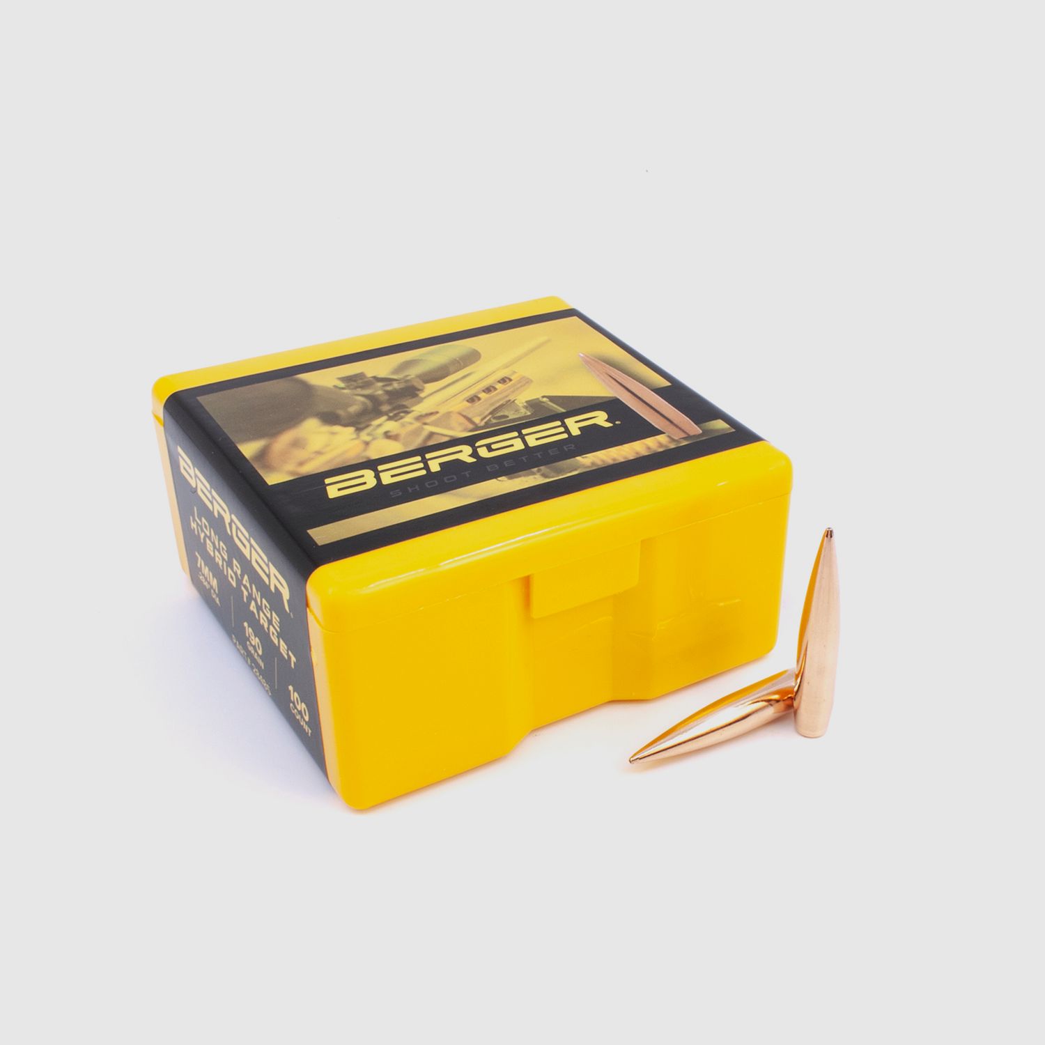 Berger Geschoss 7mm/.284 Long Range Hybrid Target 190GR 500 Stück