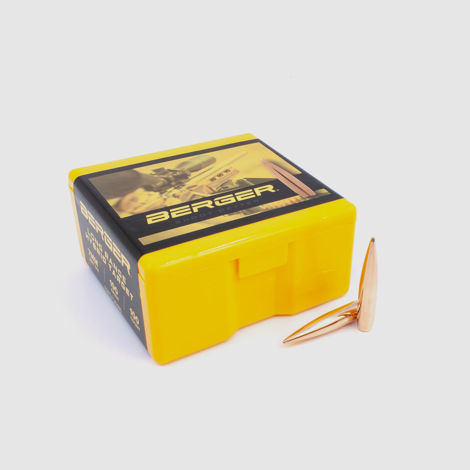 Proiettile Berger 7mm/.284 Long Range Hybrid Target 190GR 500 pezzi