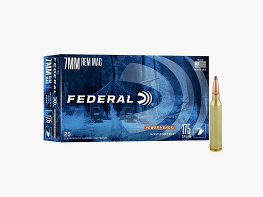 Federal 7mm Rem. Mag. Power Shock 175grs