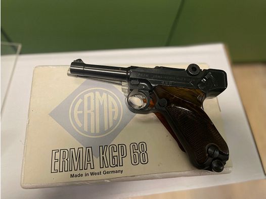 ERMA KGP 68 - KALIBER 9MM KURZ / .380 AUTO - ZUSTAND 1- MIT OVP - BJ 69